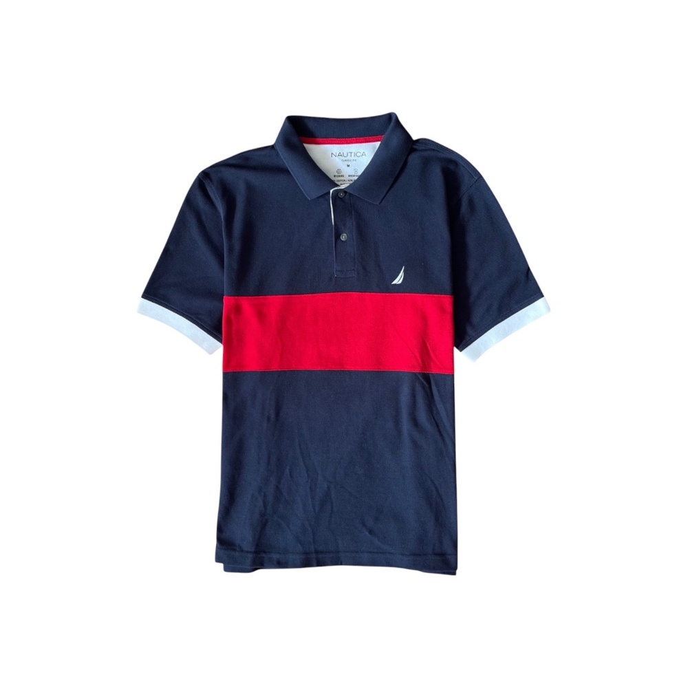 Nautica Sail Sailing Smooth Polo Shirt Men’s Size M Classic Fit New W/O Tags